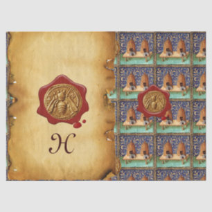 HONEY BEE COIN BEEHIVES,BEEKEEPING,BEEKEEPER TISSUE PAPER