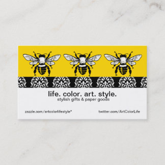 Honey Bee Custom Business Card