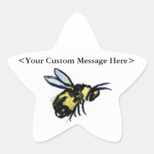 Honey Bee Customized Insect Art Sticker Bug Decals