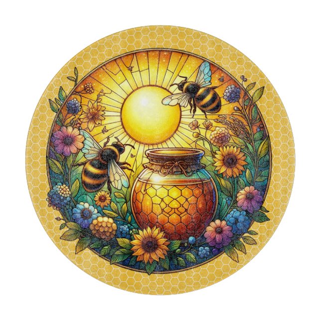 Honey Bee Cutting Board (Front)