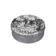 Honey Bee Daisy Candy Tin Custom Wildflower Gift