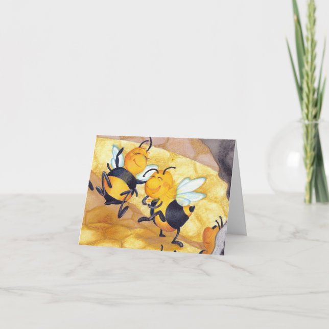 Honey Bee Dance / Notecard (Front)