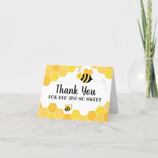 Honey Bee-Day Birthday Thank You | Zazzle.com