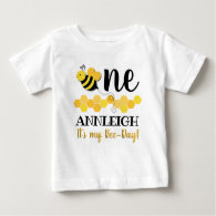 Honey Bee-Day First Birthday Baby T-Shirt