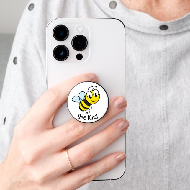 Honey Bee Design Smartphone PopSocket (Hand)