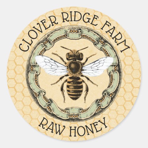 Honey Bee Farm Beekeeper Label