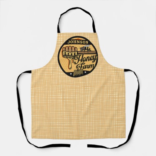 Honey Bee Farm Personalized NAME Sweet Beehive Apron