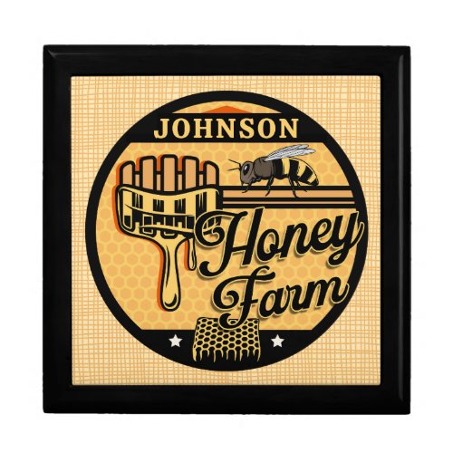 Honey Bee Farm Personalized NAME Sweet Beehive Gift Box