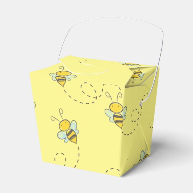 Honey Bee Favor Boxes (Front Side)