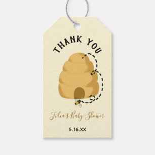 Honey Bee Favor Tag, Gender Reveal Baby Shower Gift Tags