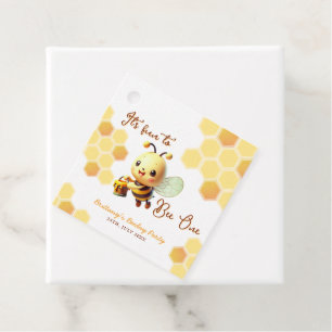 Honey Bee First Birthday  Favor Tags