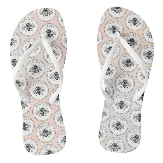 Honey Bee Flip Flops (Footbed)