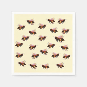 Honey Bee Flying Napkins