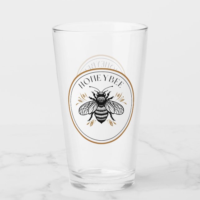 Honey Bee Glass (Front)