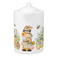 Honey Bee Gnome Teapot