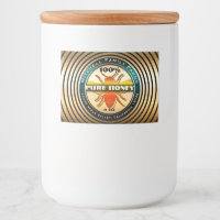 Honey Bee Gold Food Label