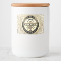 Honey Bee Gold Food Label