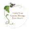 Honey Bee & Green Vine Label Stickers