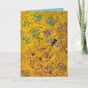 Honey Bee Greeting Card