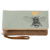 Honey Bee Heart Clutch (Front)