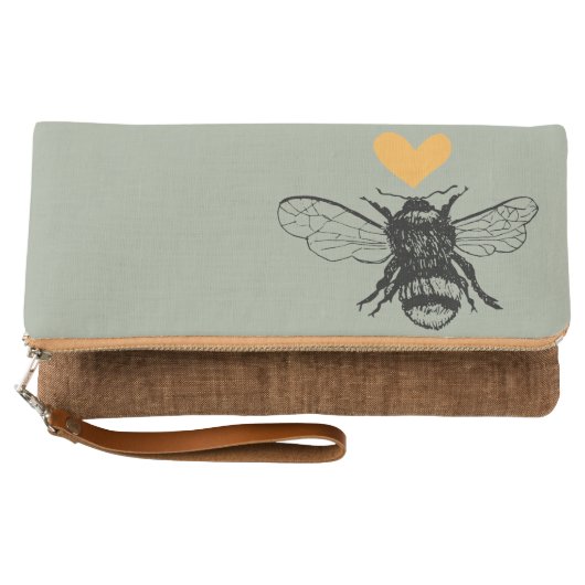 Honey Bee Heart Clutch (Front)