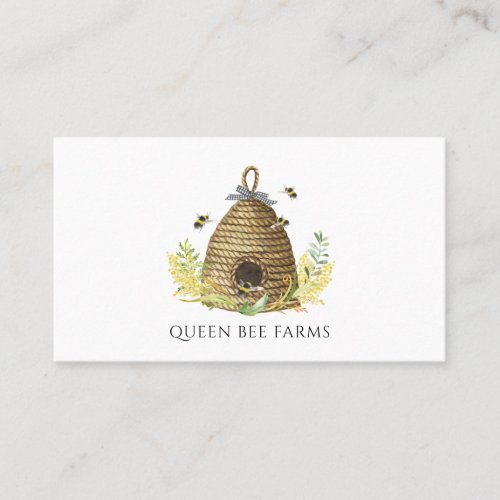 Honey Bee Hive Apiary Beekeeper Business Card