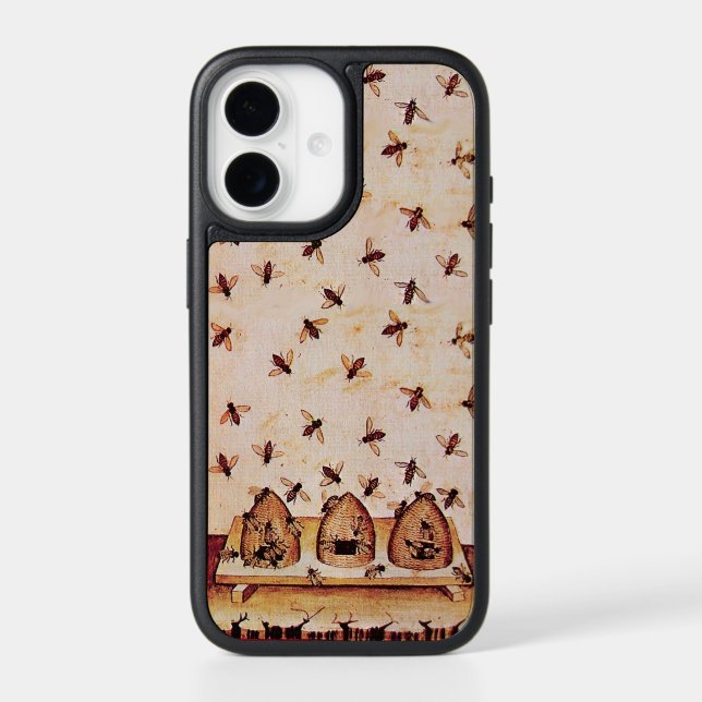 HONEY BEE HIVE  ,BEEKEEPER Apiary Otterbox iPhone Case (Back)