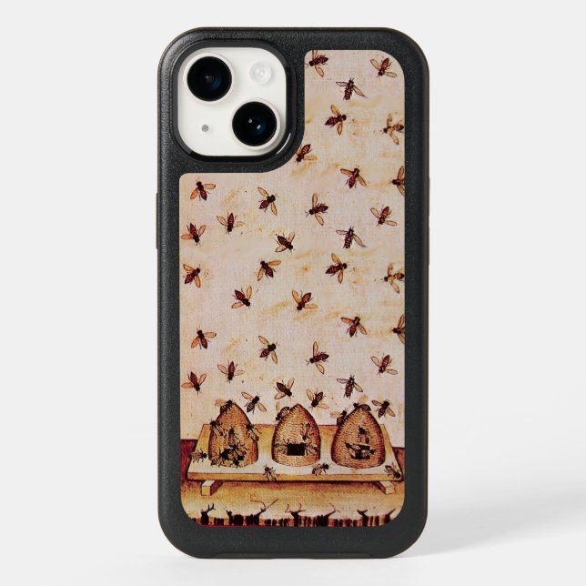 HONEY BEE HIVE  ,BEEKEEPER Apiary Otterbox iPhone Case (Back)