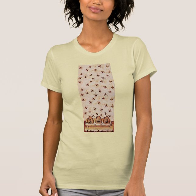 HONEY BEE HIVE,BEES,BEEKEEPER, Beekeeping T-Shirt (Front)