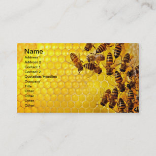 Honey Bee Honey Seller Beekeeper Apiarist Business Card