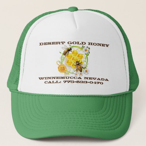 Honey Bee Honey Seller Beekeeper Apiarist Custom Trucker Hat