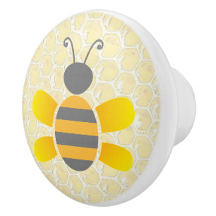 Honey Bee Honeycomb Bee's Hive Cabinet Knobs