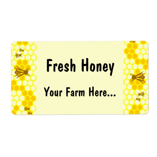 Honey Bee Custom Labels