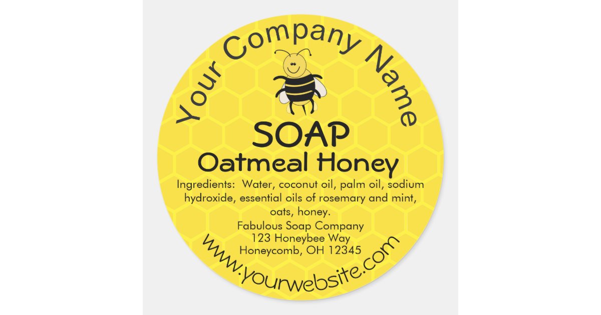 Custom Soap Label Stickers Custom Soap Label Stickers