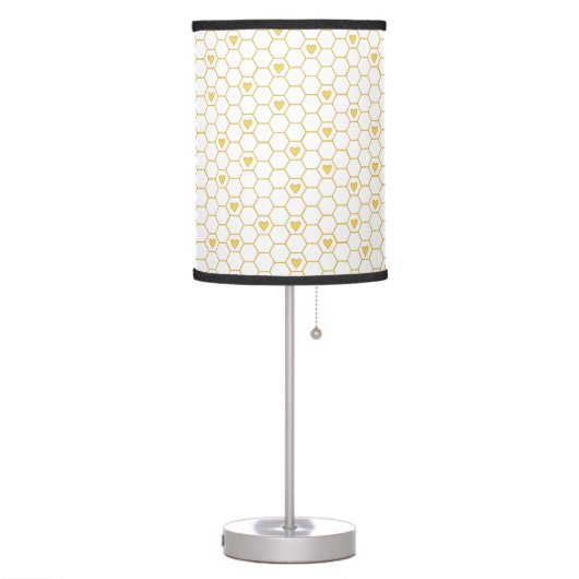 Honey Bee Honeycomb Table Lamp (Left)