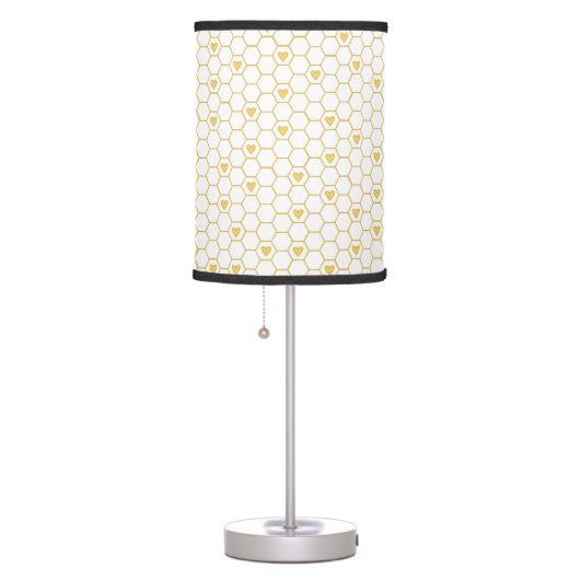 Honey Bee Honeycomb Table Lamp (Right)
