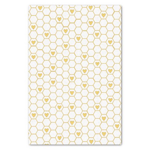 Honey Bee Honeycomb Tissue Paper