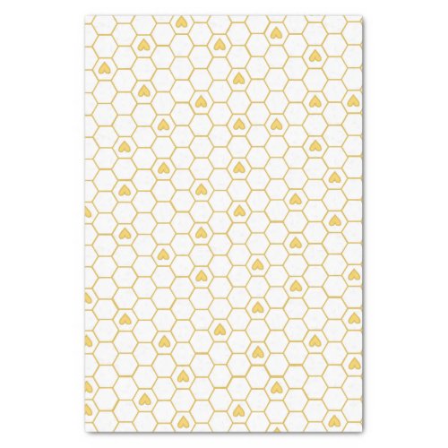 Honey Bee Honeycomb Tissue Paper