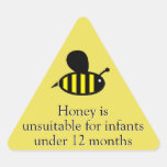 Honey Bee Infant Warning Triangle Sticker