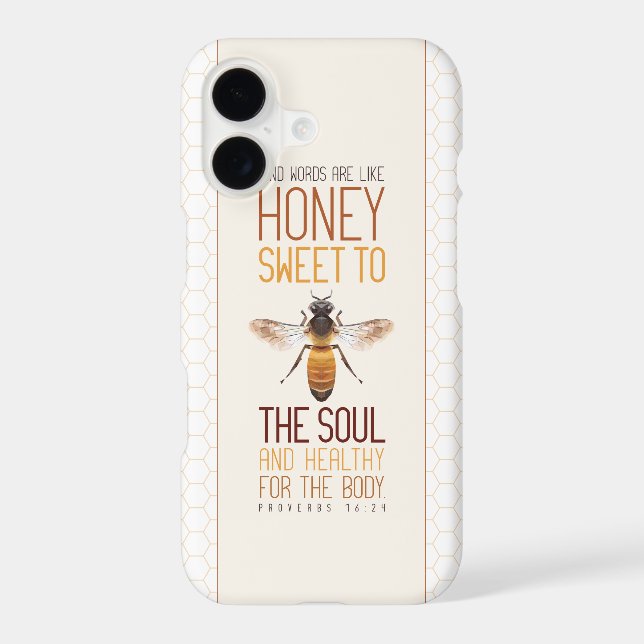 Honey Bee Iphone Case (Back)
