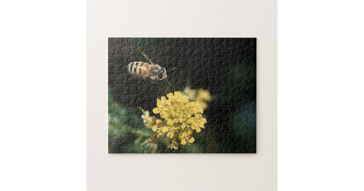 honey bee jigsaw puzzle Zazzle