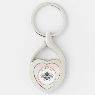 Honey Bee Keychain