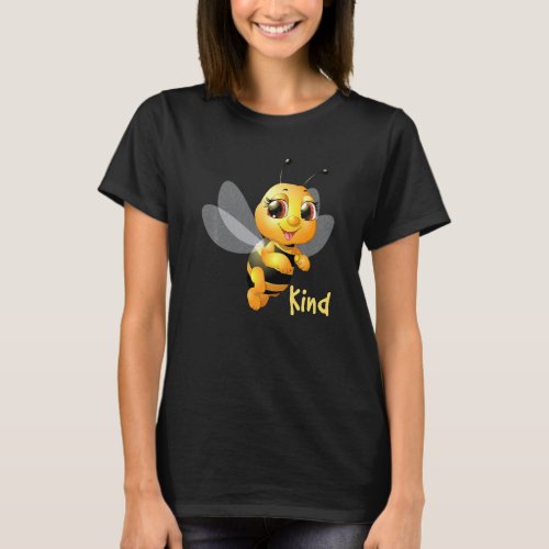 Honey Bee Kind Cute Kids Bee T_Shirt