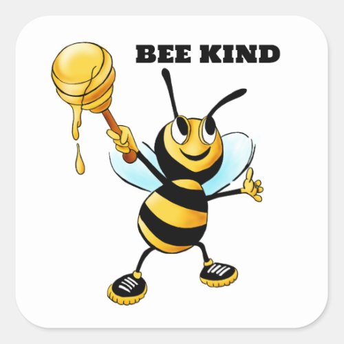 Honey Bee Kind Stickers Envelope Seals 