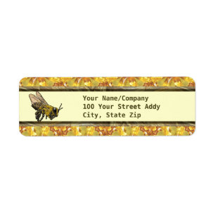 Honey Bee Label