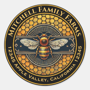 Honey Bee Label