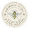 Honey Bee Label Yellow Beekeeper Apiary