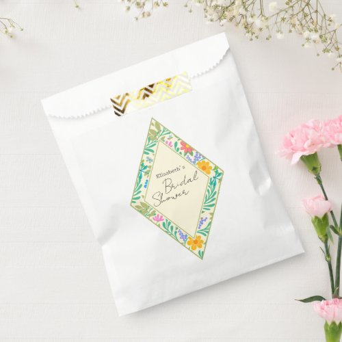 Honey Bee Ladybug Butterfly Dragonfly  Flowers Favor Bag