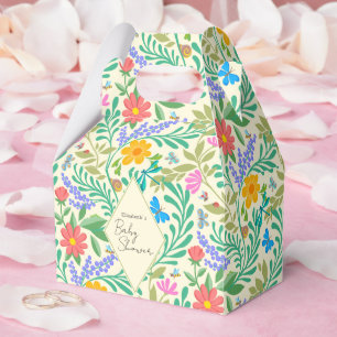 Honey Bee, Ladybug, Butterfly, Dragonfly & Flowers Favor Boxes