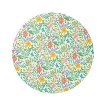 Honey Bee, Ladybug, Butterfly, Dragonfly & Flowers